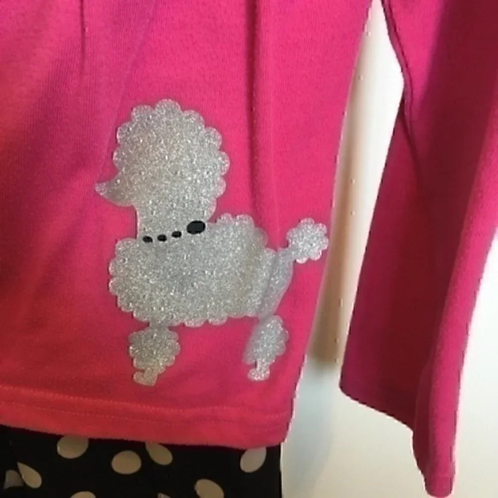 Carter’s girls 5T poodle pajama set